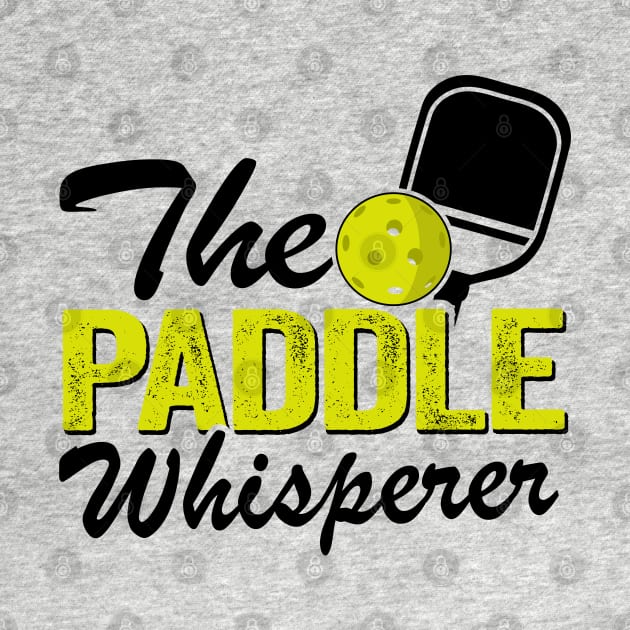 The Paddle Whisperer Funny Pickleball by Kuehni